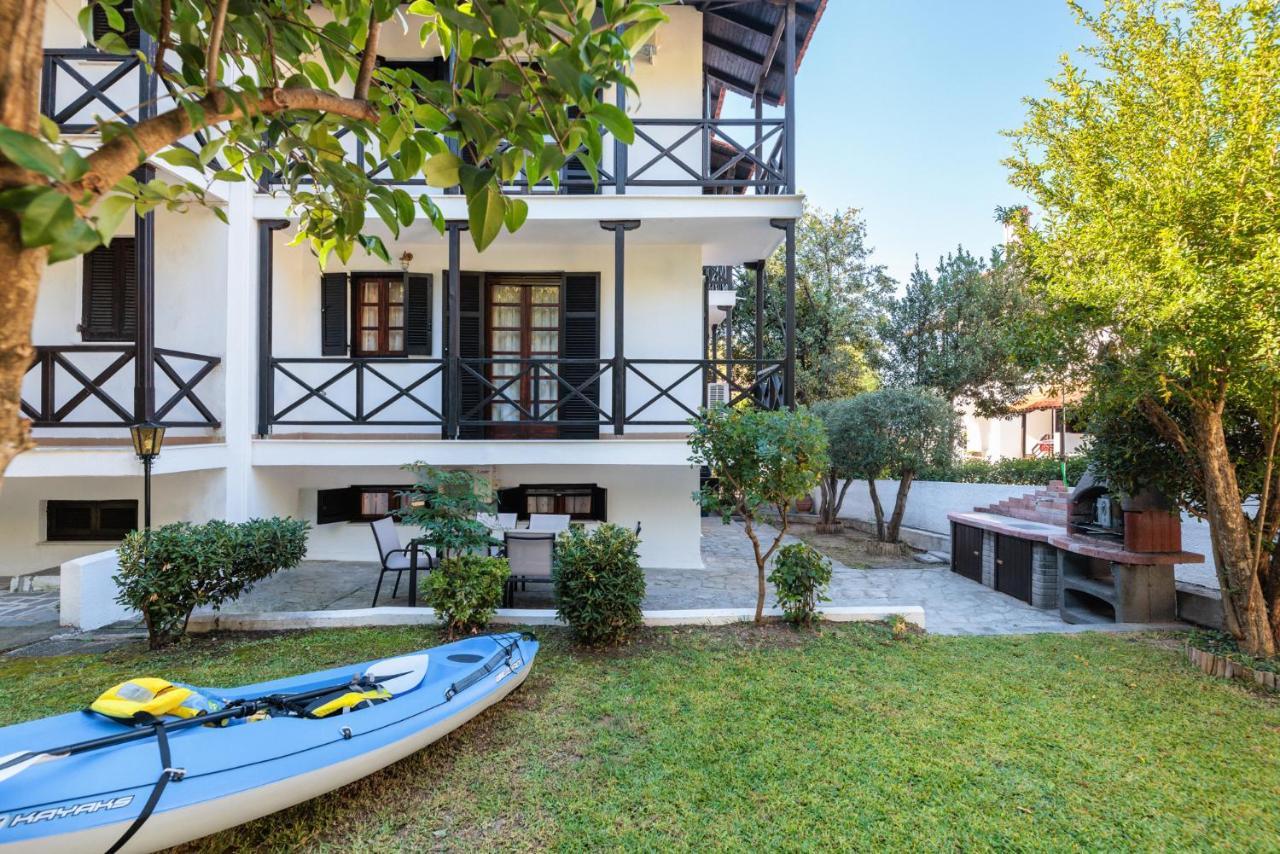 Nea Kallikrateia Beach Front Vintage Villa Kalliktratis المظهر الخارجي الصورة